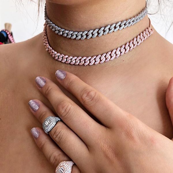 iced out hiphip bling wide miami curb cuban link chain necklace for men women rock cz adjust slide cool choker chain, Silver
iced out hiphip bling wide miami curb cuban link chain necklace for men women rock cz adjust slide cool choker chain, Silver