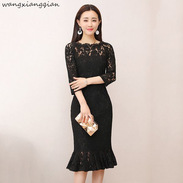 hollow out mermaid lace dress women's wedding party dress elegant vintage slim bodycon maxi dressr femme b172, Black;pink
hollow out mermaid lace dress women's wedding party dress elegant vintage slim bodycon maxi dressr femme b172, Black;pink