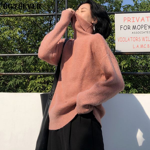 mozuleva chic turtleneck warm women sweater full sleeve thicken female knitted pullovers jumpers 2019 winter knit femme, White;black
mozuleva chic turtleneck warm women sweater full sleeve thicken female knitted pullovers jumpers 2019 winter knit femme, White;black