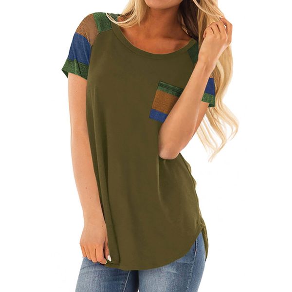 fashion t-shirt casual summer short sleeve casual loose o neck tee shirts for women s-2xl, White
fashion t-shirt casual summer short sleeve casual loose o neck tee shirts for women s-2xl, White