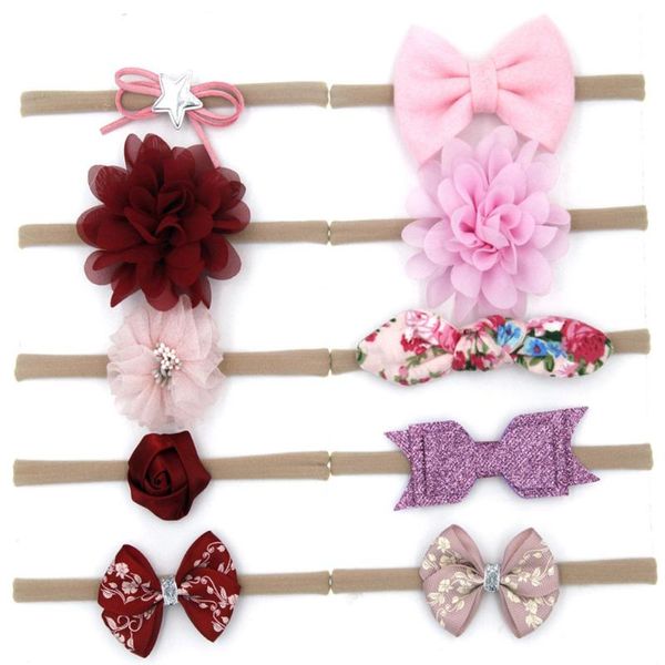 10pcs unique bowknot hair accessories kids toddler fashion newborn baby headband floral cloth girls gifts cute elastic, Slivery;white
10pcs unique bowknot hair accessories kids toddler fashion newborn baby headband floral cloth girls gifts cute elastic, Slivery;white