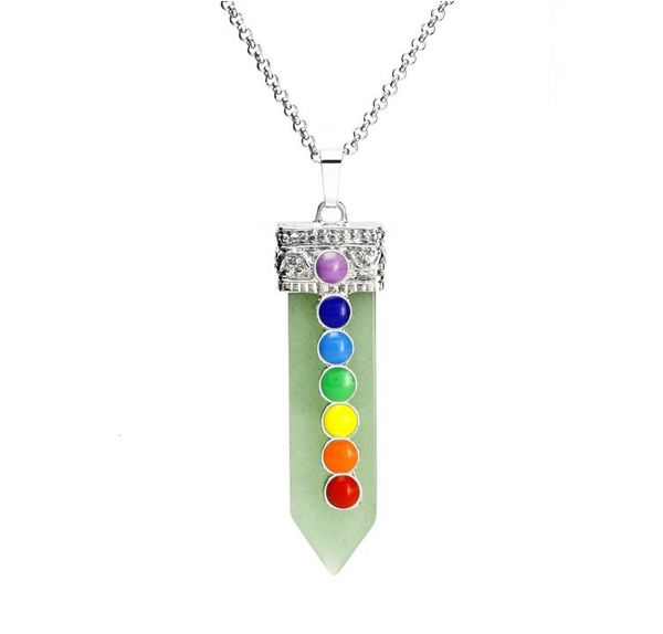 crystal quartz seven chakra power healing gem stone balancing stone reiki focal beads sword pendant necklace,18, Silver
crystal quartz seven chakra power healing gem stone balancing stone reiki focal beads sword pendant necklace,18, Silver