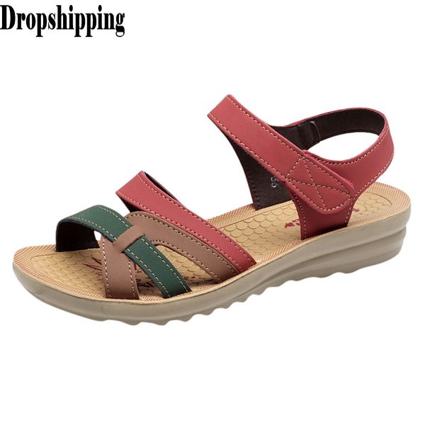 simple buckle strap summer fresh shoes for women ladies beach shoes fashion leather sandals wedges comfort big size #zb, Black
simple buckle strap summer fresh shoes for women ladies beach shoes fashion leather sandals wedges comfort big size #zb, Black