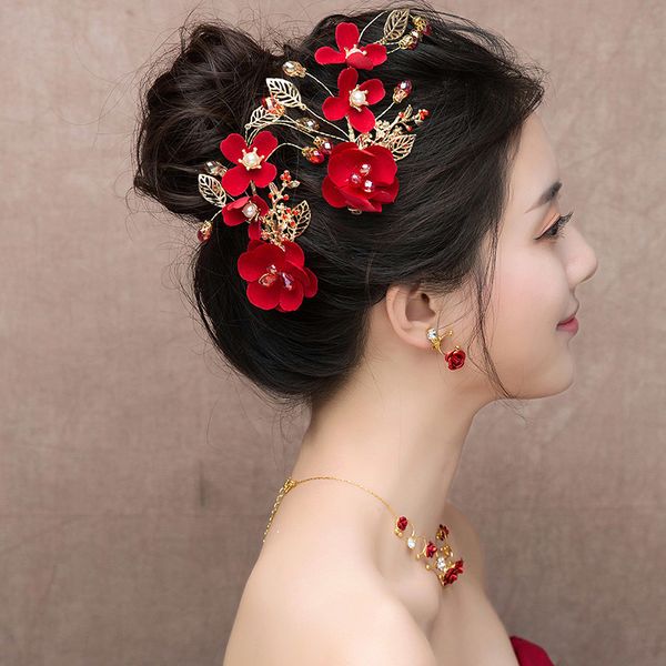 клипы 2pcs невеста красная роза цветы повязка для волос глава группы wedding pearl ободки gold leaf шпильки женщины pearl головной убор ml89, Golden;white
клипы 2pcs невеста красная роза цветы повязка для волос глава группы wedding pearl ободки gold leaf шпильки женщины pearl головной убор ml89, Golden;white