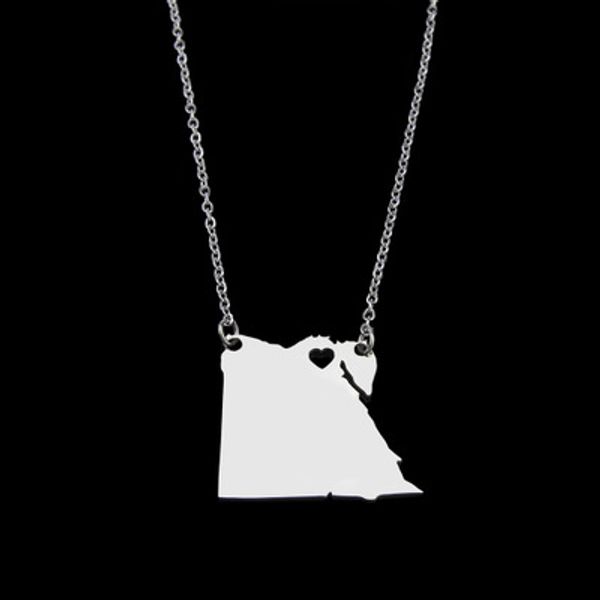 simple stainless steel egypt map pendant necklace factory wholesale necklaces jewelry for arabian women necklace, Silver
simple stainless steel egypt map pendant necklace factory wholesale necklaces jewelry for arabian women necklace, Silver