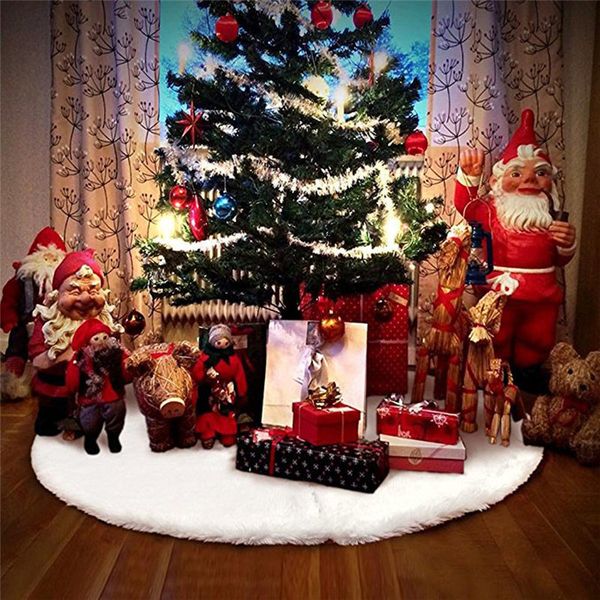 new year home outdoor decor event party tree skirts creative white plush christmas tree skirts fur carpet xmas decoration
new year home outdoor decor event party tree skirts creative white plush christmas tree skirts fur carpet xmas decoration