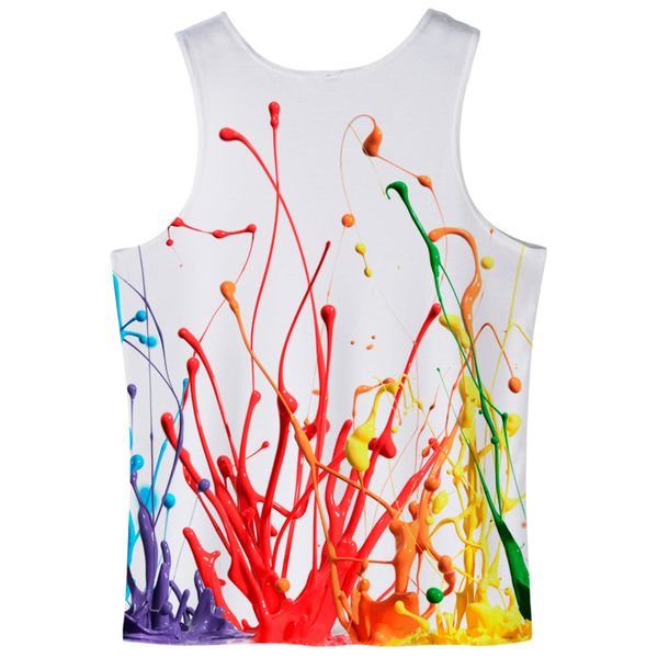 3d tank men 3d colorful painting print sleeveless vest active bodybuilding cool fashion casual streetwear, White;black
3d tank men 3d colorful painting print sleeveless vest active bodybuilding cool fashion casual streetwear, White;black