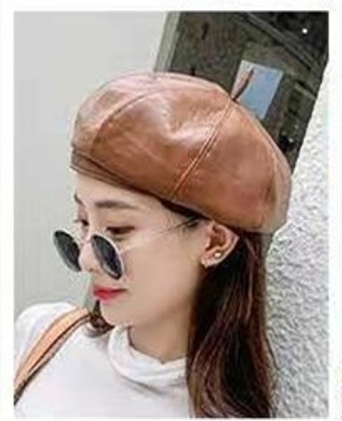 beret girl pu leather summer thin bud hat korean autumn/winter black british pumpkin painter hat, Blue;gray
beret girl pu leather summer thin bud hat korean autumn/winter black british pumpkin painter hat, Blue;gray