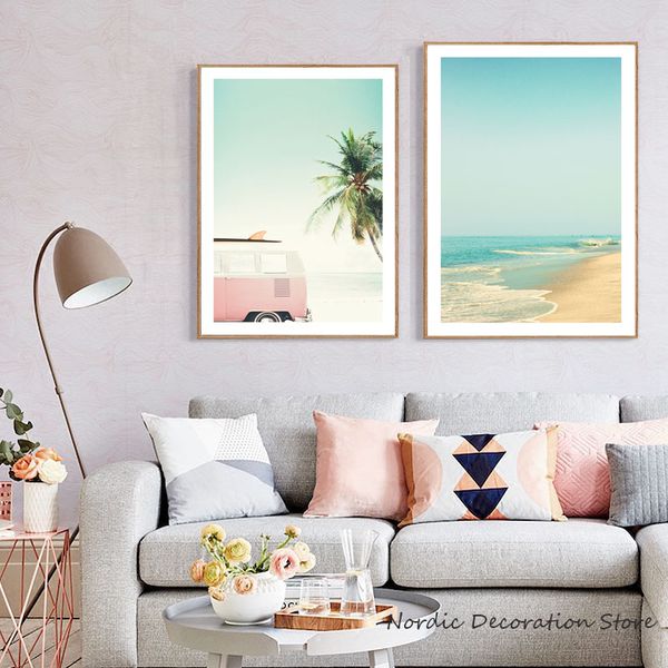 nordic beach seascape pink car posters and prints green sea wall art canvas painting wall pictures scandinavian poster unframed
nordic beach seascape pink car posters and prints green sea wall art canvas painting wall pictures scandinavian poster unframed