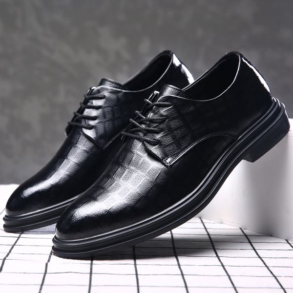 sapatos masculino leather gentleman casual shoes outdoor fashion driving shoes comfy lace-up buty meskie iv, Black
sapatos masculino leather gentleman casual shoes outdoor fashion driving shoes comfy lace-up buty meskie iv, Black