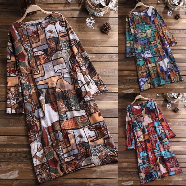 women's summer cotton printed long-sleeved loose large size dress vintage plus size dresses for women 4xl 5xl vestidos de verano, Black;gray
women's summer cotton printed long-sleeved loose large size dress vintage plus size dresses for women 4xl 5xl vestidos de verano, Black;gray