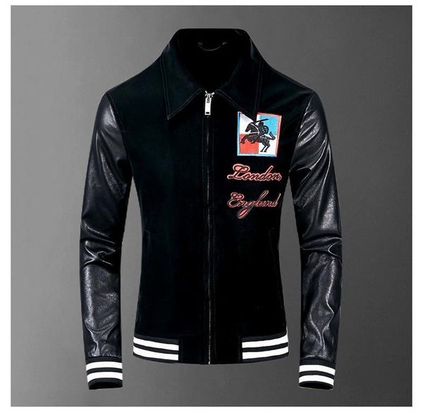 mens designer jacket fashion slim stand collar zipper coat mens casual printed pu long sleeves jacket male outerwear, Black;brown
mens designer jacket fashion slim stand collar zipper coat mens casual printed pu long sleeves jacket male outerwear, Black;brown
