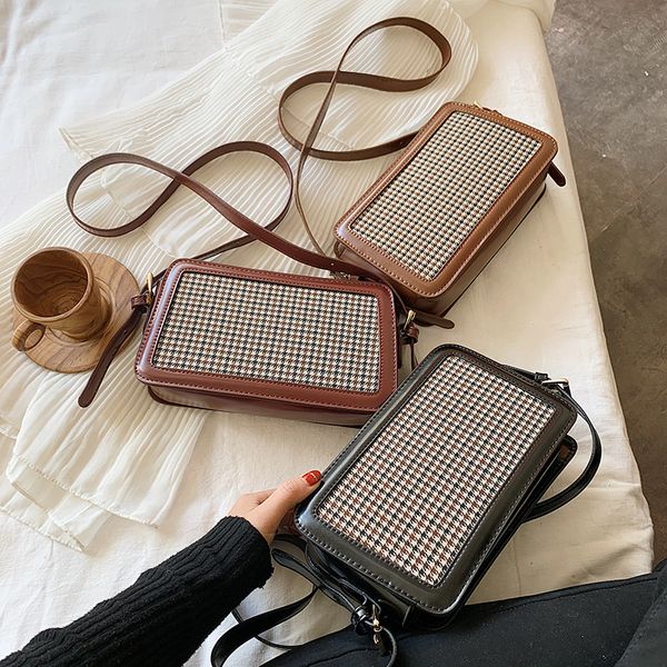 single shoulder bag for women's bag 2020 new joker plaid thousand bird plaid messenger fashion
single shoulder bag for women's bag 2020 new joker plaid thousand bird plaid messenger fashion