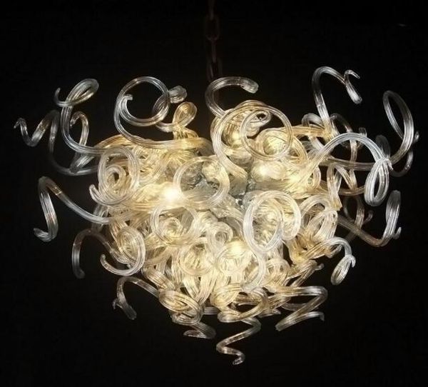 100% handmade blown glass modern art chandelier light ce ul certificate led bulbs customized murano glass home decor chandelier