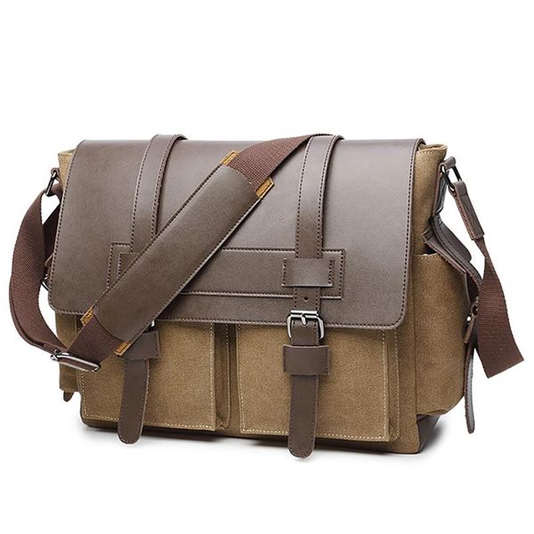 vintage men's canvas messenger bags casual briefcase man business shoulder messenger bag men laphandbag male
vintage men's canvas messenger bags casual briefcase man business shoulder messenger bag men laphandbag male