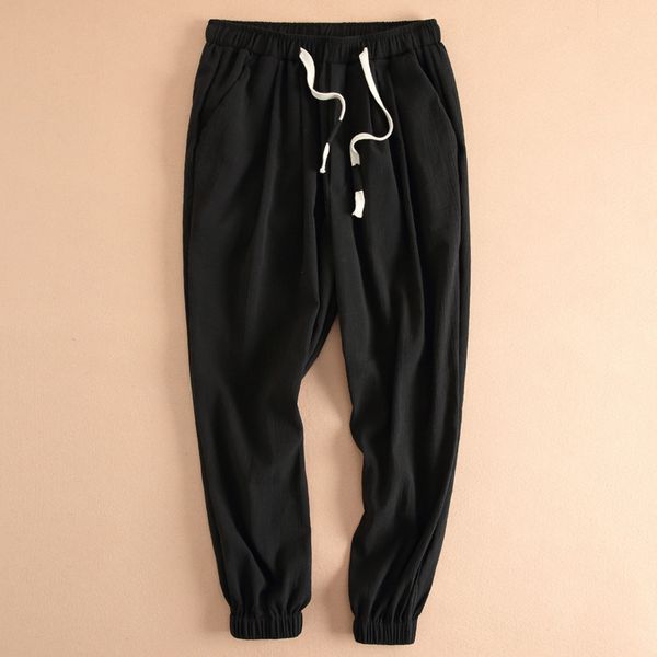 mens joggers cotton linen beam foot ankle length harem pants fashion casual pencil pants plus size m-3xl sweatpants, Black
mens joggers cotton linen beam foot ankle length harem pants fashion casual pencil pants plus size m-3xl sweatpants, Black