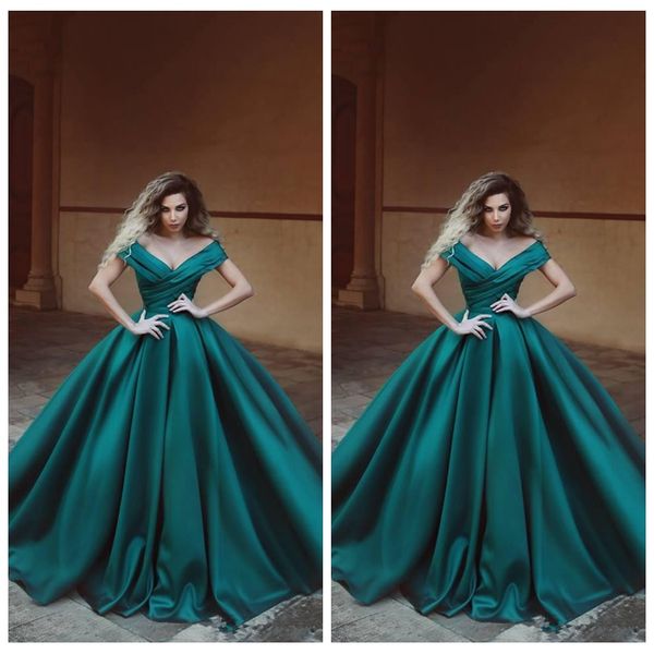 middle east satin dark green 2020 prom dresses sweep train long evening party gowns pleated special occasion party gowns formal, Black
middle east satin dark green 2020 prom dresses sweep train long evening party gowns pleated special occasion party gowns formal, Black