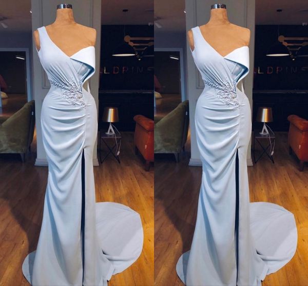 дубай арабского sexy оболочка пром платье длинные одно плеча ruched стороны высокой разделить кружево аппликация платье вечера satin формаль, Black;red 
дубай арабского sexy оболочка пром платье длинные одно плеча ruched стороны высокой разделить кружево аппликация платье вечера satin формаль, Black;red