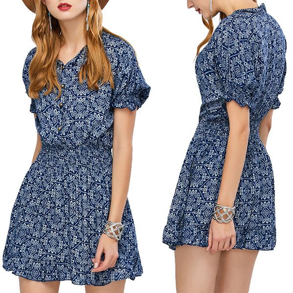 womens designer v collar short sleeve slim small floral chiffon dress female was thin dqpn, Black;gray
womens designer v collar short sleeve slim small floral chiffon dress female was thin dqpn, Black;gray