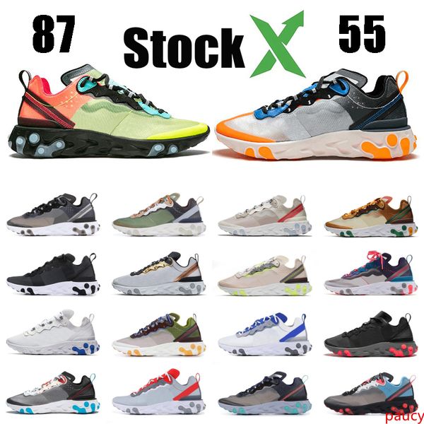 react element 87 55 undercover men women designer shoes white red hyper fusion total orange royal tint triple black og running sneakers
react element 87 55 undercover men women designer shoes white red hyper fusion total orange royal tint triple black og running sneakers