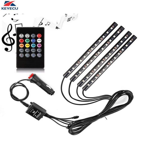 keyecu 4pcs 18 led multi-color car interior music strip light led underdash lighting kit with sound active function remote
keyecu 4pcs 18 led multi-color car interior music strip light led underdash lighting kit with sound active function remote