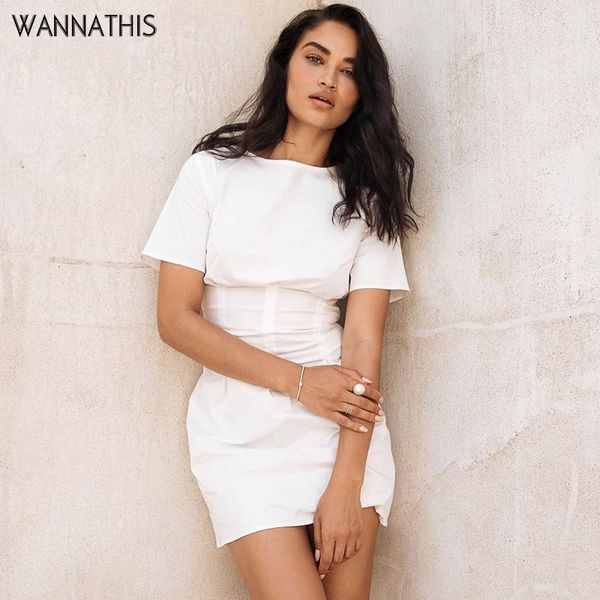 casual dresses wannathis black short sleeve mini elegant solid color o-neck fashion slim elastic summer basis party dress women, Black;gray
casual dresses wannathis black short sleeve mini elegant solid color o-neck fashion slim elastic summer basis party dress women, Black;gray