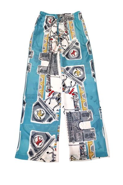 19ss роскошный модный бренд дизайн настоящие шелковые брюки мужчины женщины повседневные брюки, Black
19ss роскошный модный бренд дизайн настоящие шелковые брюки мужчины женщины повседневные брюки, Black