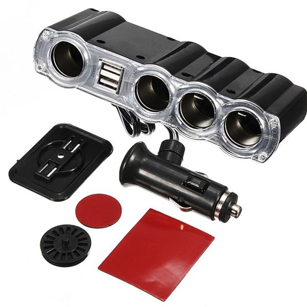 car cigarette lighter 4 way multi socket vehicle charger auto cigarette lighter socket splitter&dualb ports plug car adapter
car cigarette lighter 4 way multi socket vehicle charger auto cigarette lighter socket splitter&dualb ports plug car adapter