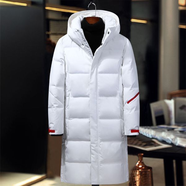 зима мужской сгущает x-long white duck пуховик 2019 новой мода с капюшоном над коленом теплого parka пальто мужской марка одежда, Black
зима мужской сгущает x-long white duck пуховик 2019 новой мода с капюшоном над коленом теплого parka пальто мужской марка одежда, Black