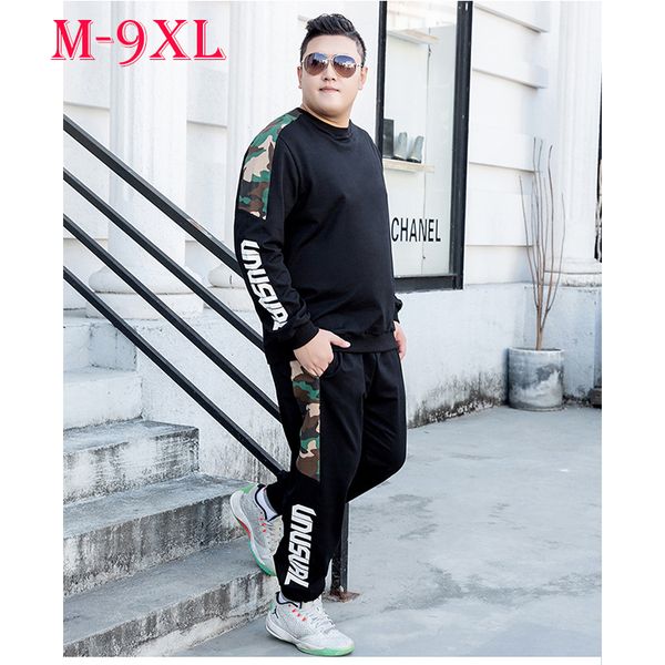9xl men sports set hip hop sweatshirts sweatpants men two piece set running jogging sportswear brand tracksuit, White;black
9xl men sports set hip hop sweatshirts sweatpants men two piece set running jogging sportswear brand tracksuit, White;black