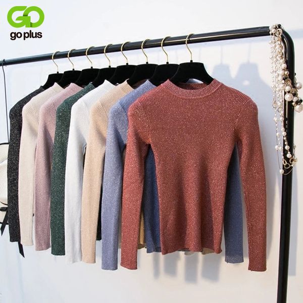 goplus shiny lurex women's knitted sweater long sleeve women's jumper winter sweaters women pullovers 2019 korean style clothing, White;black
goplus shiny lurex women's knitted sweater long sleeve women's jumper winter sweaters women pullovers 2019 korean style clothing, White;black