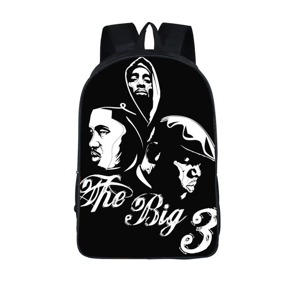 rapper printing backpack for teenagers notorious big 3 hip hop bags 2pac eazy tupac drake boys girls school bags backpack
rapper printing backpack for teenagers notorious big 3 hip hop bags 2pac eazy tupac drake boys girls school bags backpack