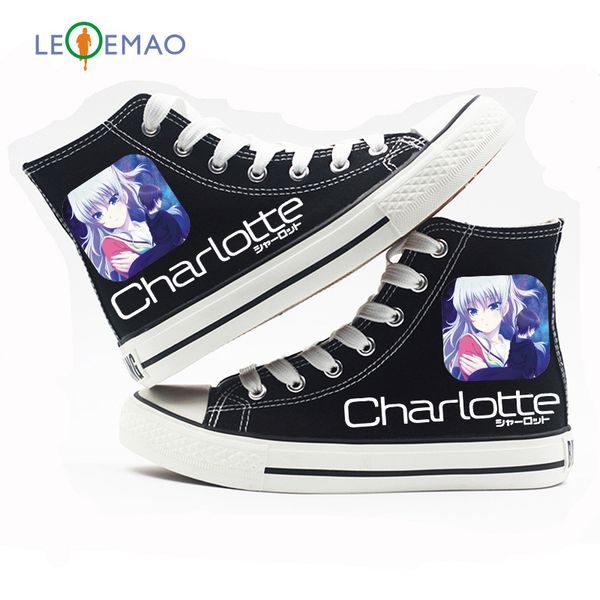 charlotte canvas shoes anime & comic two dimensions girls' school shoes high top, Black
charlotte canvas shoes anime & comic two dimensions girls' school shoes high top, Black