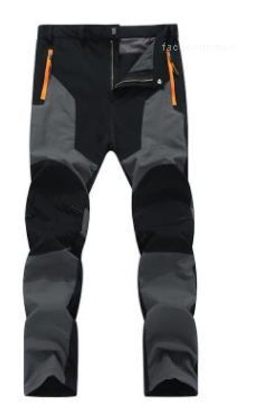 pocket fashion quick dry mens assault pants casual mens clothing mens sports designer pants patchwork zipper, Black