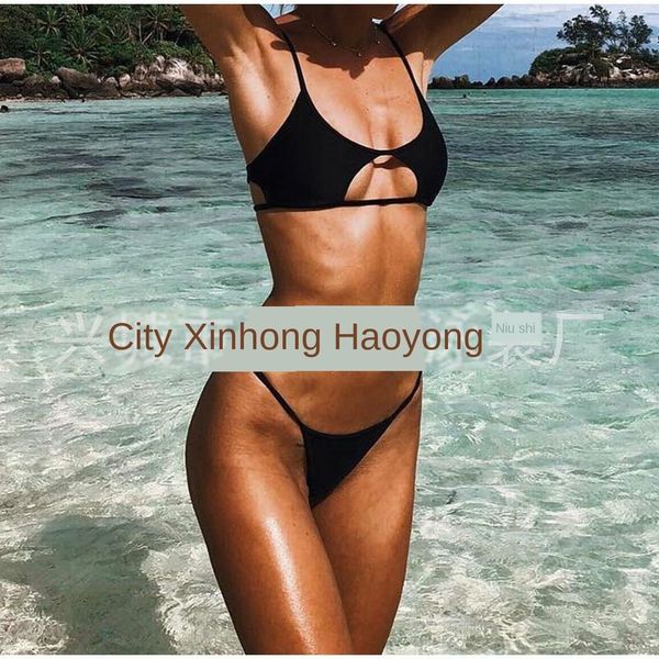 2020 women's solid color thongs 2020 swimsuit women's solid color thongs swimsuit bikini bikini, White;black
2020 women's solid color thongs 2020 swimsuit women's solid color thongs swimsuit bikini bikini, White;black