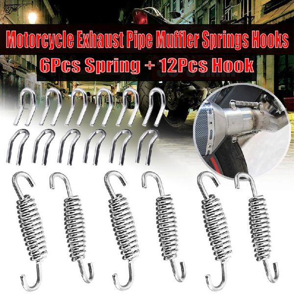 18pcs stainless steel spring hook motorcycle exhaust pipe muffler springs hooks
18pcs stainless steel spring hook motorcycle exhaust pipe muffler springs hooks