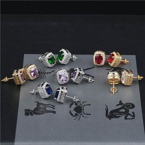 серьги шпильки ювелирные изделия уличная мода многоцветный bling циркон серьги роскошные королевские личности хип-хоп серьги для мужчин женщ, Golden;silver
серьги шпильки ювелирные изделия уличная мода многоцветный bling циркон серьги роскошные королевские личности хип-хоп серьги для мужчин женщ, Golden;silver