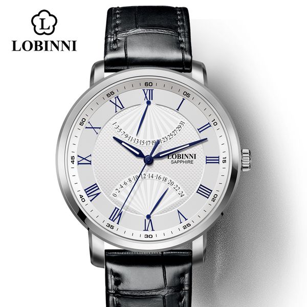 lobinni luxury switzerland brand man watch japan miyota quartz movement men watches genuine leather waterproof male wristwatch t200620, Slivery;brown
lobinni luxury switzerland brand man watch japan miyota quartz movement men watches genuine leather waterproof male wristwatch t200620, Slivery;brown