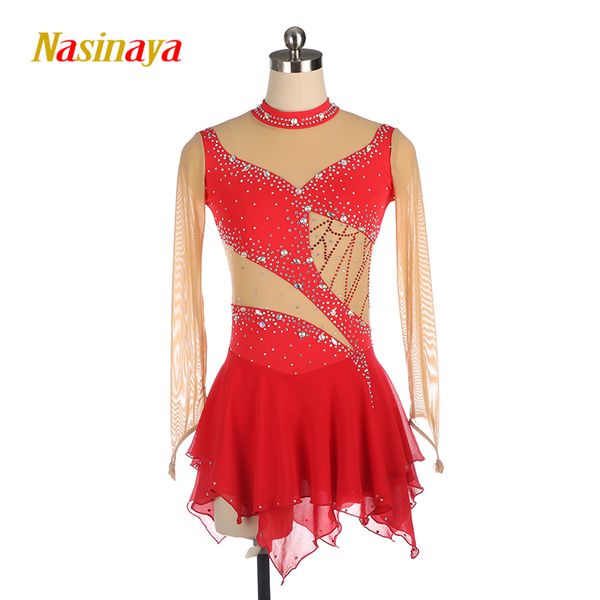 nasinaya figure skating dress customized competition ice skating skirt for girl women kids gymnastics performance dark mesh
nasinaya figure skating dress customized competition ice skating skirt for girl women kids gymnastics performance dark mesh