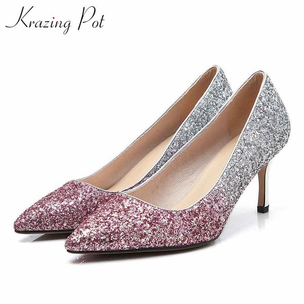 krazing pot princess style gorgeous shiny pointed toe stiletto high heels women slip on elegant sweet party wedding pumps l18, Black
krazing pot princess style gorgeous shiny pointed toe stiletto high heels women slip on elegant sweet party wedding pumps l18, Black