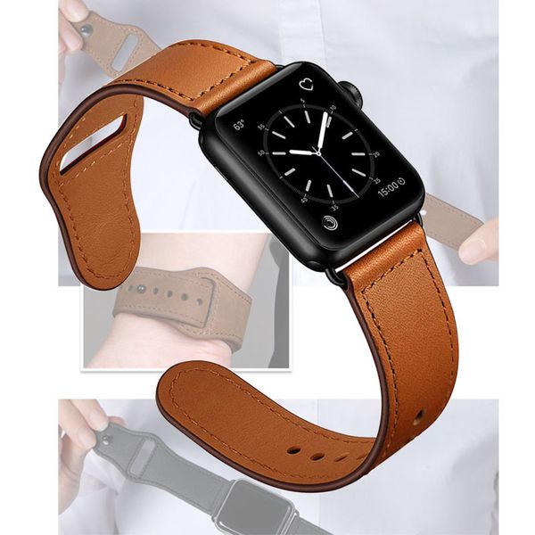 applicable to apple watch5 4 3 2 1 cowhide strap new smart apple watch leather strap, Black;brown
applicable to apple watch5 4 3 2 1 cowhide strap new smart apple watch leather strap, Black;brown