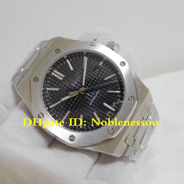 8 style elling men's 41mm 15400st offshore 15400 15400st.oo.1220st.01 02 03 mechanical automatic mens watch watches, Slivery;brown