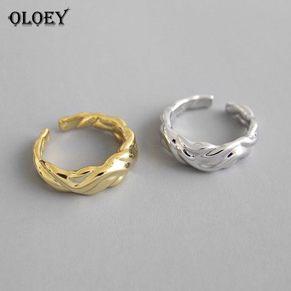 oloey authentic 925 sterling silver open rings for women korean irregular concave surface wave finger ring fine jewelry ymr883, Golden;silver
oloey authentic 925 sterling silver open rings for women korean irregular concave surface wave finger ring fine jewelry ymr883, Golden;silver