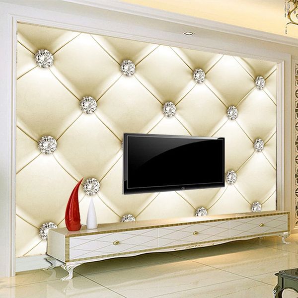 custom stickers waterproof self-adhesive wallpaper 3d diamond soft bag living room sofa tv background wall mural papel de parede
custom stickers waterproof self-adhesive wallpaper 3d diamond soft bag living room sofa tv background wall mural papel de parede