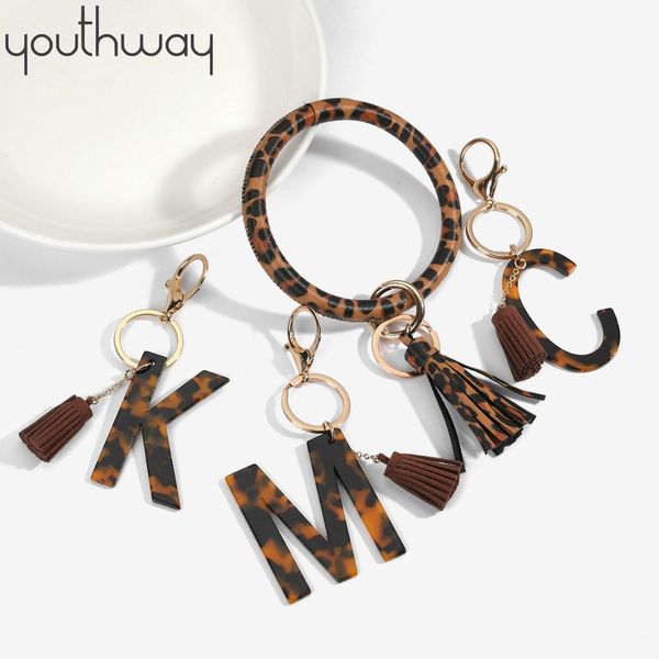 2pcs keyring bracelet tassel classic leopard print initial acetate pendant bangle exaggerated big round keychain wrist strap, Silver
2pcs keyring bracelet tassel classic leopard print initial acetate pendant bangle exaggerated big round keychain wrist strap, Silver