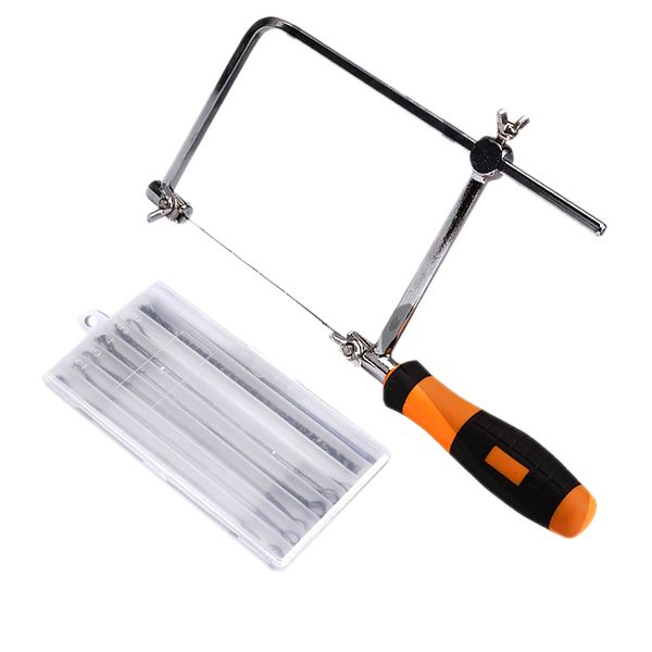steel frame coping saw with 44pcs replacement blades (62-105mm throat depth
steel frame coping saw with 44pcs replacement blades (62-105mm throat depth