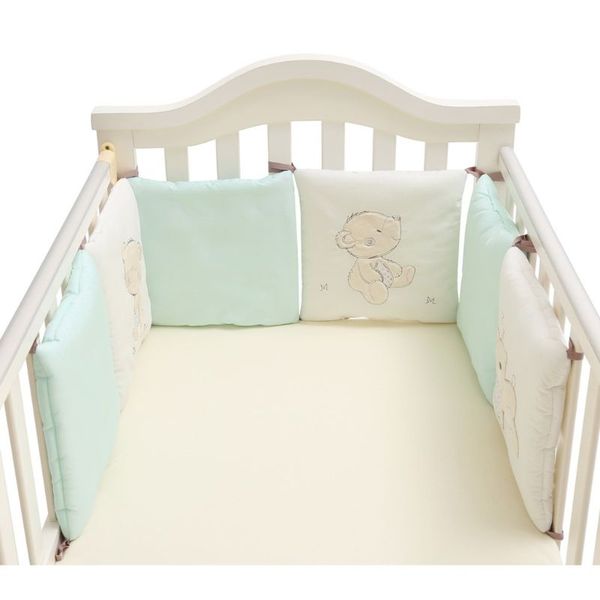 6 шт малышей детские кроватки бамперы колодки универсальные infant cot дышащий безопасности хлопок кровать protector комплект постельных при
6 шт малышей детские кроватки бамперы колодки универсальные infant cot дышащий безопасности хлопок кровать protector комплект постельных при