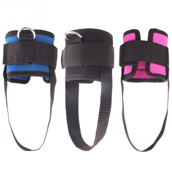 1 Pair Exercises Padded Leg Bumachines Gym Fitness Training Cuff Ankle Strap Workout Weight Lifting Cable D Ring Durable