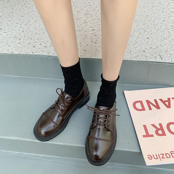 korean shoes female footwear women platform oxfords women's round toe shallow mouth british style casual sneaker 2020 new, Black
korean shoes female footwear women platform oxfords women's round toe shallow mouth british style casual sneaker 2020 new, Black