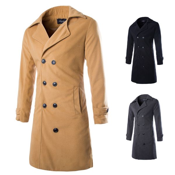 men's wear men slim fit double-sided duffle coat coat fashion mid-length double breasted duffle men's wear, Tan;black
men's wear men slim fit double-sided duffle coat coat fashion mid-length double breasted duffle men's wear, Tan;black